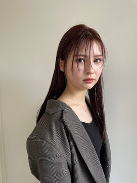 リアン(Lien) ブリーチなしダブルカラー/暗め暖色系カラー×レイヤー