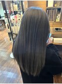 【美髪のススメ】グレージュカラーと髪質改善トリートメント♪