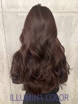 ヘアーアンドエステ ハラダ 滝ノ水店(Hair&Esthe Harada) イルミナカラー/アースコレクション/透明感ブラウン/艶髪