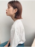 外ハネボブ/イメチェン/美髪/小顔/前髪似合わせ/透明感カラー