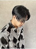 モテる黒髪ネープレスショート束感モテ髪ワックスなしマッシュ