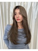 エギョモリ 韓国へア フェザーバング 大人かわいい20代 顔まわり