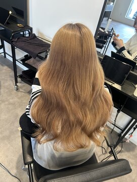 ナンバー(number+) ブリーチカラーウォームベージュ