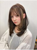 フェイスフレーミング レイヤーカット ハッシュカット