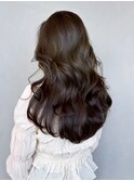 ロングおくれ毛韓国ヘア前髪カット美髪_ba553334