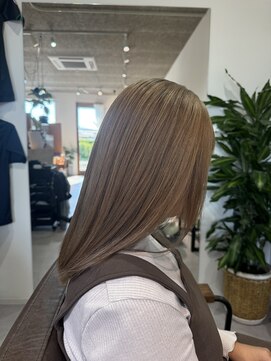 グッドライフヘアー(GOOD LIFE hair) 『 デザインカラー×柔色ミルクティーベージュ 』