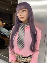 ヴィヴィー 福岡天神店(VIVIE) ラベンダーグレー/レイヤーカット