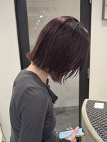 グリップ(GRIP)&nbsp;ミニボブ顔まわりレイヤー秋カラーチェリーレッド/オオタユキ