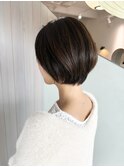 丸みショートボブ