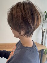 ビューエヒメ(VIEW EHIME)&nbsp;小顔カットショートボブ大人可愛いアッシュオリーブ
