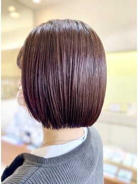 クール ヘアー ギャラリー 神明町店(COOL Hair gallery) 大人の切りっぱなしボブ