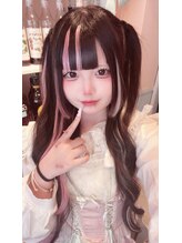 ヘイルジューシー(hail JUICY)&nbsp;ピンク×ホワイトハイライト