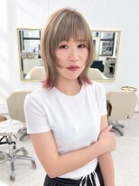 ユイマァル 倉敷(YUIMARL) レイヤーカット★倉敷20代30代40代★デザインカラー★ウルフ★