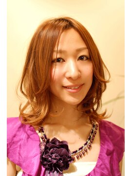 クープ ヘアーベー 船堀店(COUPE hair.b) 外はねミディアムで知的女性☆【coupe 森井】