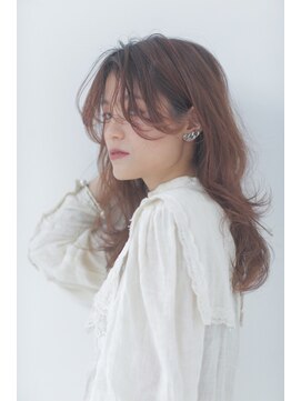 モードケイズエクラ(MODE K's Eclat) シースルーバング×ふっくらレイヤースタイル