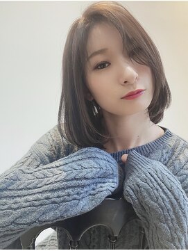 エムスラッシュ たまプラーザ(M.SLASH) 大人可愛いミディアムボブ/ワンカール/内巻きボブ