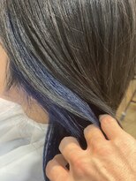 ブルーベイ(BLUE BAY) ＃インナーカラー＃イヤーリング#ハイライト#デザンカラー