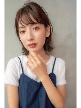 ブエナビスタ(BUENA VISTA) ☆BUENAVISTA☆大人カワイイシースルーバング/外ハネボブ