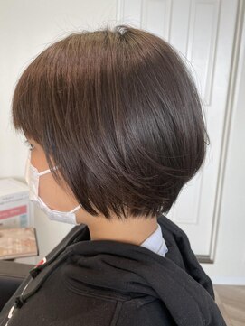 フィーリー ヘア デザイン 太田店(feAry) 黒髪×朝楽ショート