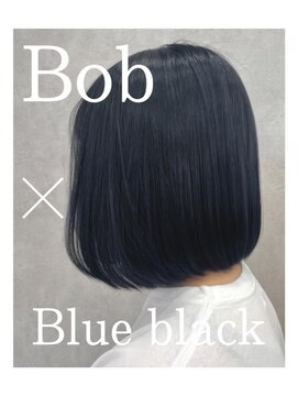 ビューティーサロン ガーデン(beauty salon garden) ブリーチなしで透明感のブルーブラック ☆ 担当 蒼 ☆