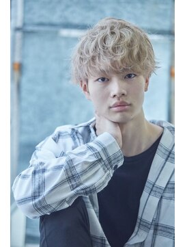 クレスト 草津店(CREST) マッシュツーブロックメンズパーママッシュ