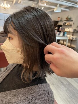 アーチ ミュウ(ARCH mew) 【ARCH mew 有浦】レイヤーボブ×インナーカラー