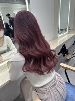 ソヨン 名古屋店(SOYON)&nbsp;黒髪/グレーベージュ/レイヤーロング/前髪パーマ/髪質改善