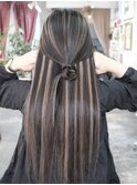 ハイライトショートヘアレイヤーカットダブルカラー