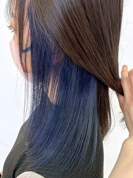 アッシュ 十日市場店(Ash) ブルー系インナーカラー