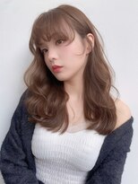 シアーカラー/セミディ/韓国ヘア/顔周り/透明感/くびれヘア/10