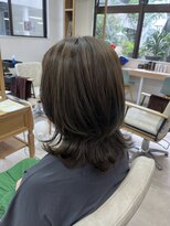 ロッコ(Rocco) オリーブベージュ/くびれレイヤーカット 船橋 船橋駅