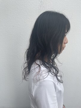 ベリー(berry) 黒髪ロングヘアー×アンニュイゆるふわパーマ☆