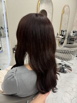 リノ 金山(Rino) デザインカラー/レイヤーカット/ウェットヘア/オリーブベージュ