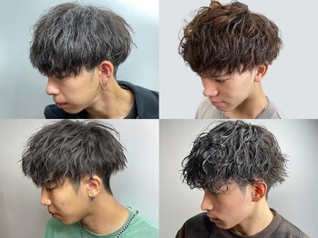 ブルーオーシャン 大牟田店(BlueOcean)の写真/《人気メンズサロン”Blue Ocean”の系列店》クオリティの高いツイストスパイラルパーマが学生に人気◎