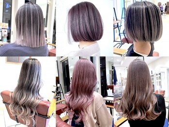 クアトログランシュ ひたちなか店(QUATRO×GranCieux)の写真/【SNSで話題！】理想の発色＋最上級の透明感を叶える《アディクシーカラー》でナチュラルにこなれ女子へ☆