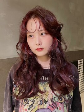 ボコカ(bococa) 【macana指名】ボルドー イヤリングカラー ピンク 向ヶ丘遊園