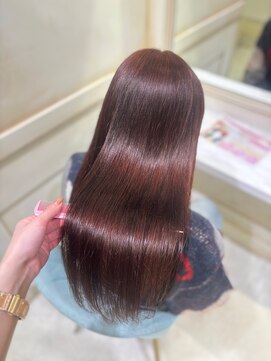 アソビ 表参道(ASOBI) 黒髪/オレンジ/小顔/ワンレン/髪質改善/前髪