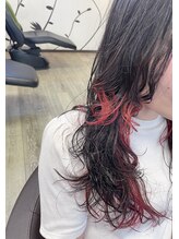 レガロ Regalo ヘアー メイク Hair make 毛先にエンドカラー