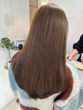 ビビバイベル(BiVi by BHEL) 桑名グレージュベージュカラー顔まわりレイヤーカット髪質改善