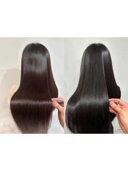大人女性の髪悩みに対応、湿気対策に◎ダメージを抑えながら自然で柔らかくまとまるストレートへ［成瀬駅］
