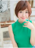 大人ガーリーチェリーレッドミニボブウルフh4上尾20代30代40代