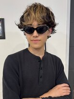 ナービス(NARVIS) 似合わせパーマ×ハイライトバングカラー
