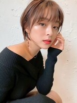 ロミー 本厚木(ROMMY.) 前髪カット☆ショートボブ☆フェザーショート髪質改善ベージュ☆
