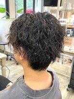 アルターリール(aL ter Rire)&nbsp;スパイキーショート/ブルーブラック/フェザーパーマ/中村郁未