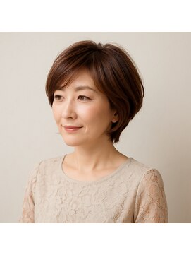 スープレックス ヘアーデザイン(SOUPREX HAIR DESIGN) SOUPREX大人クール ショートボブ 20代 30代 40代 50代 60代