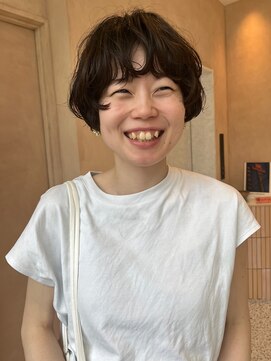 オン キャナルシティ博多前店(on) 【晴音】マッシュショートパーマ/ナチュラルカラー/30代/博多
