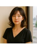 SOUPREXニュアンスパーマ　ミディアムボブ　20代 30代 40代 50代