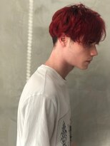 ギークス(GEEKS)&nbsp;【GEEKS渋谷】ダークレッド/秋カラー/メンズハイトーン/刈り上げ