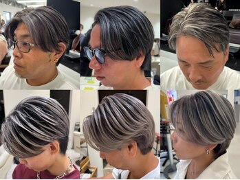 バース 梅田中崎町店(BIRTH)の写真/白髪メッシュ/バレイヤージュ/ハイライトはお任せ!カラーリスト歴11年のペーター在籍の実力派サロン。