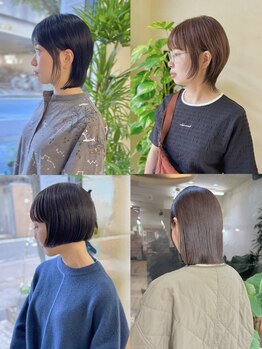 ハヤシ(HAYASHI)の写真/骨格や目鼻立ちを見極め大人可愛いショートヘアに！柔らかい質感で【新しい自分髪へ！】